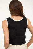 Lainey Crochet Top (Black)