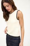 Lainey Crochet Top (Ivory)