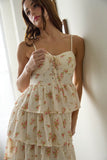 Garden Sweetheart Mini Dress (Pink Multi)