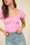 Everleigh Corset Top (Pink)