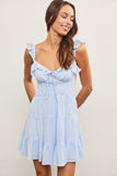 Matilda Mini Dress(Blue)