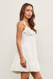 Matilda Mini Dress(White)