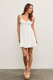 Matilda Mini Dress(White)