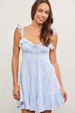 Matilda Mini Dress(Blue)