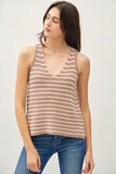 Summer Days Knit Stripe Tank