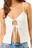 Taylor Tie Front Top