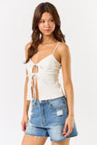 Taylor Tie Front Top