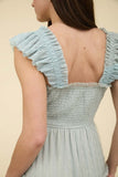 Giada Polka Dot Chiffon Midi Dress