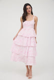 Vivian Maxi Dress (Pink)