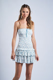 Isabelle Smocked Tube Mini Dress