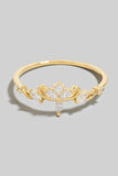 Filigree Crown Dainty Band Ring