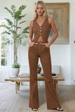 Dempsey Cut Out Denim Jumpsuit