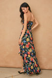 Au Revoir Empire Asymmetrical Maxi Dress