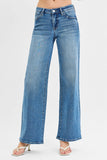 Low Rise Wide Leg Jeans