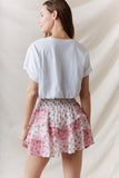 Petal Patchwork Mini Skirt