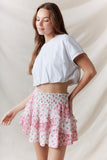 Petal Patchwork Mini Skirt