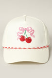 Cherry Ribbon Trucker Hat