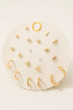 10 Pair Assorted Earrings Set