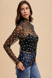 Dotty Mesh Top