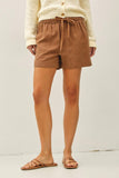 Classic Tencel Shorts (Brown)