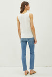 Slub Knit Top (Ivory)