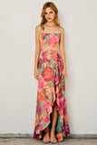 No One Else Open Back Ruffled Maxi Dress