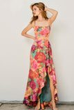 No One Else Open Back Ruffled Maxi Dress