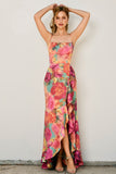 No One Else Open Back Ruffled Maxi Dress