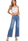 Kenny Medium Wash Wide Leg Denim Pants