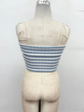 Timeless Stripe Tube Top (Blue)