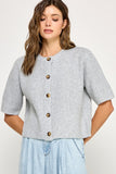 Fallin’ Soft Knit Cardigan (Grey)