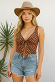 Daisy Canyon Tie-Front Top