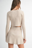 Brielle Bow Tied Knit Set