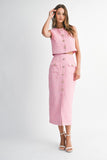 Blush Tweed Set