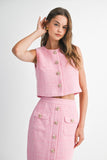 Blush Tweed Set