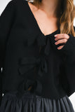 Frankie Bow Sweater (Black)