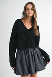 Frankie Bow Sweater (Black)
