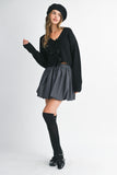 Frankie Bow Sweater (Black)