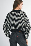 Stephanie Striped Knit Cardigan