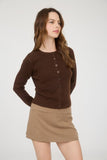 Haven Knit Cardigan (Brown)