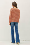 Terracotta Stripe Sweater