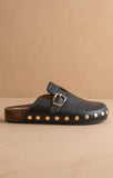 The Toni Studded Buckle Clogs