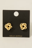 Knotted Stud Earrings