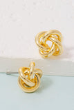 Knotted Stud Earrings