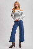 Weekend Waves Stripe Top (Ivory)