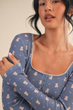 Teddy Time Set (Navy Blue)