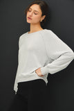 Weekend Ease Knit Top (H Grey)
