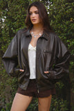 Giana Oversized Bomber Jacket