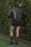 Giana Oversized Bomber Jacket