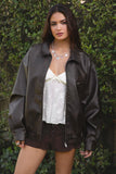 Giana Oversized Bomber Jacket